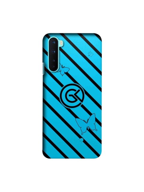 CelfieDesign Blue & Black Rain OnePlus Nord Slim Back Case