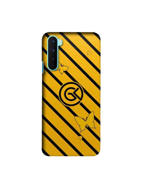 CelfieDesign Black & Yellow Rain Yellow OnePlus Nord Slim Back Case