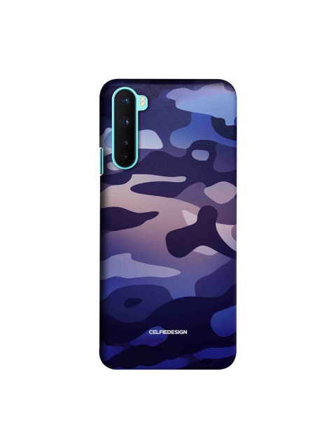 CelfieDesign Blue & White Printed Plastic OnePlus Nord Slim Back Case