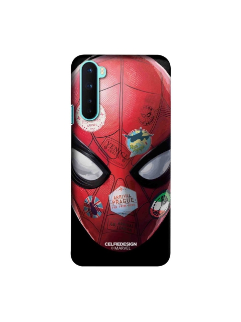 CelfieDesign Black & Red Spidey Travel Stamps OnePlus Nord Slim Back Case