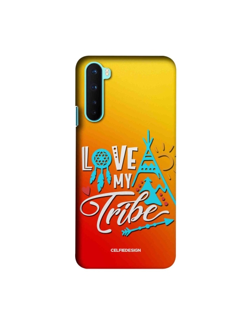 CelfieDesign Yellow & Red Love My Tribe OnePlus Nord Back Case
