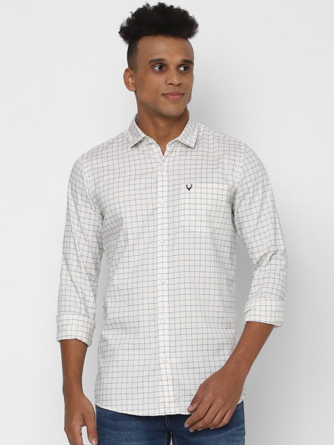 Allen Solly Sport Men Off White & Blue Grid Tattersall Checks Pure Cotton Casual Shirt
Allen Solly Sport Men Off White & Blue Grid Tattersall Checks Pure Cotton Casual Shirt