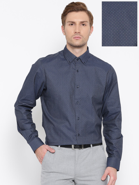 Blackberrys Men Navy Slim Fit Self-Design Formal Shirt, Navy blue
Blackberrys Men Navy Slim Fit Self-Design Formal Shirt, Navy blue