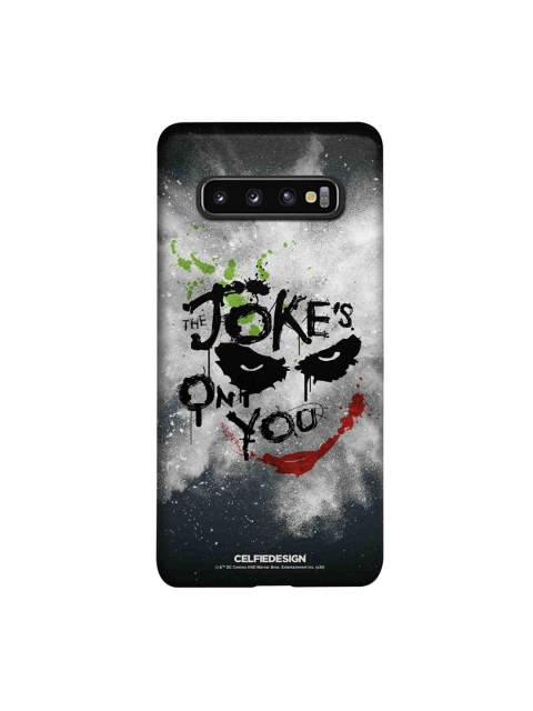 CelfieDesign Multi-Coloured The Jokes On You Printed Samsung Galaxy S10 Slim Back Case
CelfieDesign Multi-Coloured The Jokes On You Printed Samsung Galaxy S10 Slim Back Case
