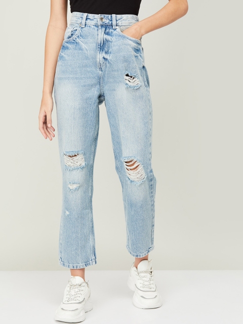 Ginger by Lifestyle Women Blue Relaxed Fit High-Rise Mildly Distressed Heavy Fade Jeans
Ginger by Lifestyle Women Blue Relaxed Fit High-Rise Mildly Distressed Heavy Fade Jeans