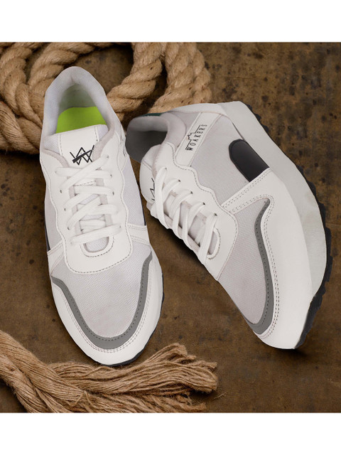 Woakers Men White Colourblocked Sneakers
Woakers Men White Colourblocked Sneakers