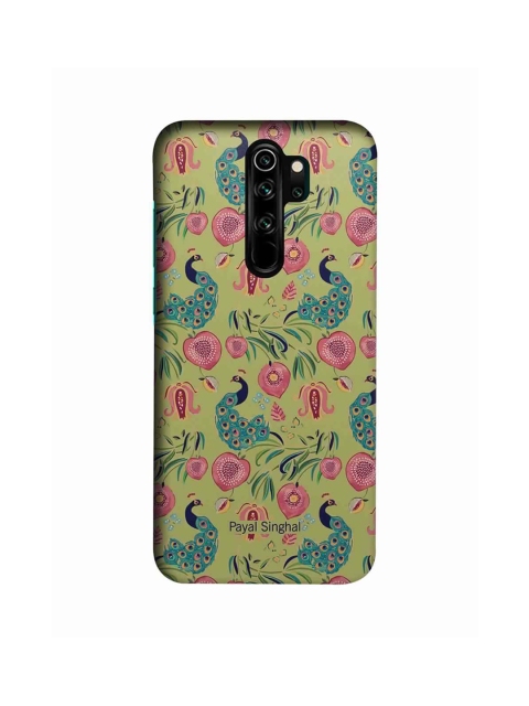 CelfieDesign Olive-Green & Pink Payal Singhal Xiaomi Redmi Note 8 Pro Slim Back Case