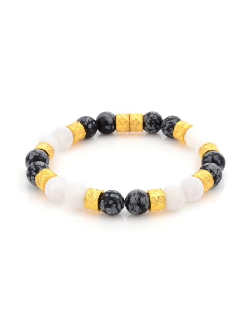 Tistabene Women Gold & White Wraparound Bracelet