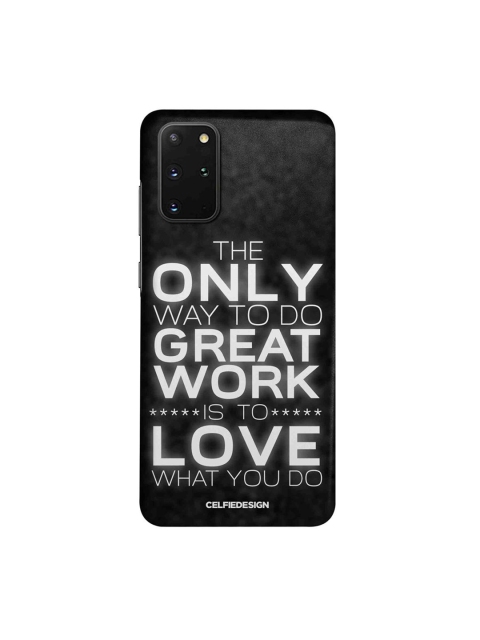 CelfieDesign Black & White Love What You Do Printed Samsung Galaxy S20 Plus Slim Back Case
CelfieDesign Black & White Love What You Do Printed Samsung Galaxy S20 Plus Slim Back Case