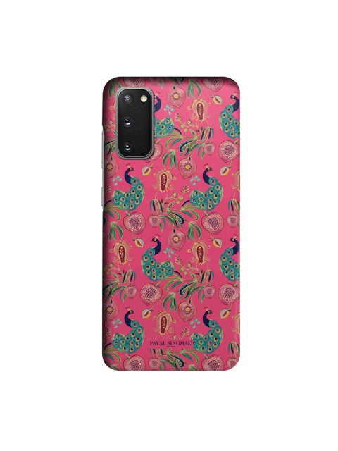 CelfieDesign Pink & Green Printed Plastic Samsung Galaxy S20 Slim Back Case