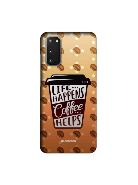 CelfieDesign Brown & Beige Life Happens Coffee Helps Samsung Galaxy S20 Slim Back Case
CelfieDesign Brown & Beige Life Happens Coffee Helps Samsung Galaxy S20 Slim Back Case
