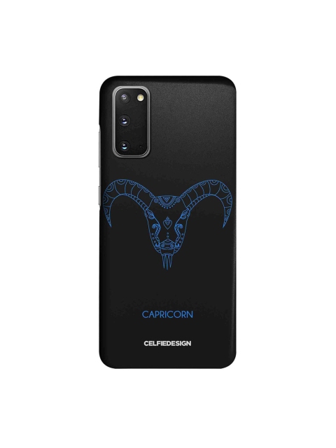 CelfieDesign Black & Blue Capricorn Samsung Galaxy S20 Slim Back Case