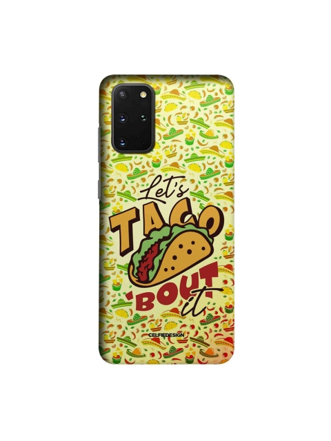 CelfieDesign Yellow & Maroon Lets Taco Bout It Samsung Galaxy S20 Plus Slim Back Case
CelfieDesign Yellow & Maroon Lets Taco Bout It Samsung Galaxy S20 Plus Slim Back Case