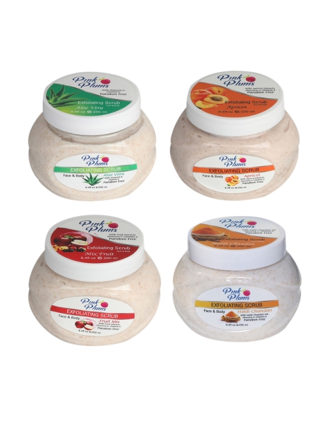 Pink Plums Aloevera-Apricot-Fruit Mix-Haldi Chandan Face & Body Exfoliating Scrub 1000 ml, Beige
Pink Plums Aloevera-Apricot-Fruit Mix-Haldi Chandan Face & Body Exfoliating Scrub 1000 ml, Beige