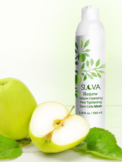 SLOVA Renew Sebum Cleansing Pore Tightening Stem Cells Swiss Green Apple Face Mask 100 ml, White
SLOVA Renew Sebum Cleansing Pore Tightening Stem Cells Swiss Green Apple Face Mask 100 ml, White