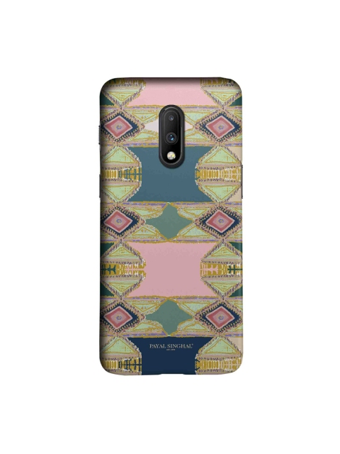 Payal Singhal Green Aztec OnePlus 7 Sleek Back Case