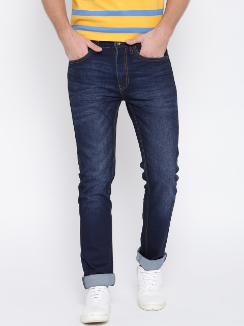 United Colors of Benetton Men Blue Slim Fit Stretchable Jeans