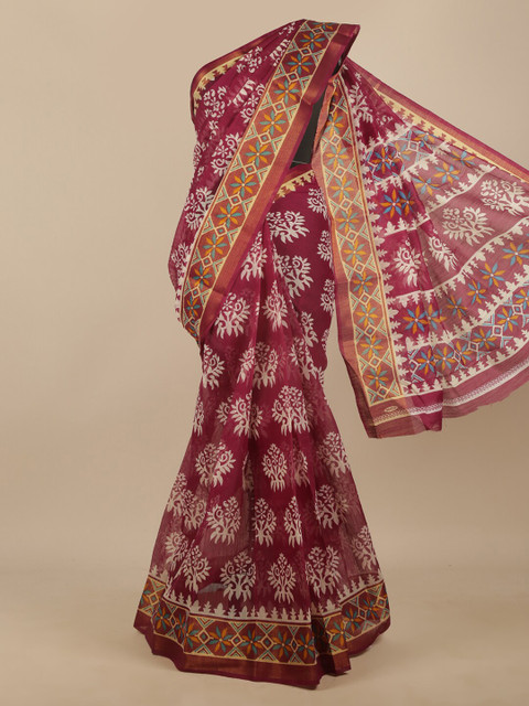 Pothys Purple & Orange Ethnic Motifs Saree
Pothys Purple & Orange Ethnic Motifs Saree