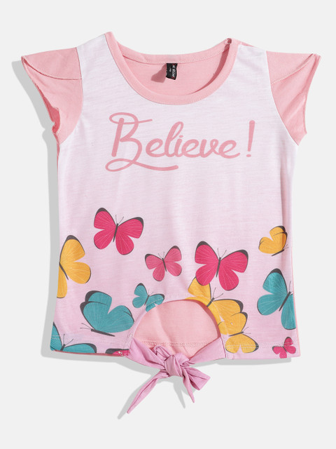 GAME BEGINS Pink & Mustard Yellow Printed Top
GAME BEGINS Pink & Mustard Yellow Printed Top