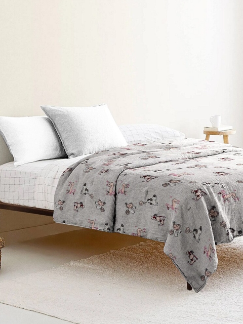 THE BABY ATELIER Kids Cotton Grey & Pink Poodle Print AC Room 350 GSM Double Bed Blanket
THE BABY ATELIER Kids Cotton Grey & Pink Poodle Print AC Room 350 GSM Double Bed Blanket