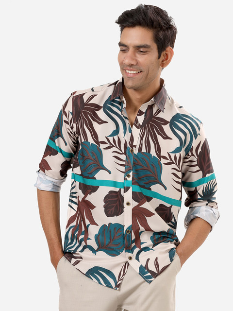 Tistabene Men Multicoloured Comfort Printed Party Shirt, Multi 
Tistabene Men Multicoloured Comfort Printed Party Shirt, Multi