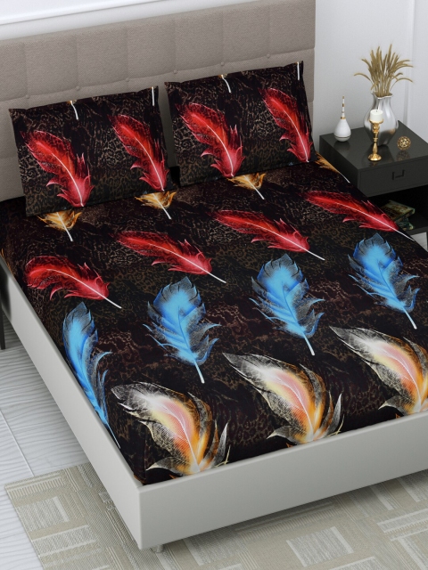 DREAM WEAVERZ Black & Red Graphic Pure Cotton 250 TC King Bedsheet with 2 Pillow Covers
DREAM WEAVERZ Black & Red Graphic Pure Cotton 250 TC King Bedsheet with 2 Pillow Covers
