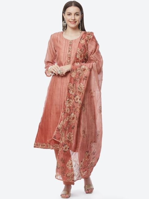 Biba Women Pink & Beige Floral Printed Dupatta & Woven Design Unstitched Dress Material
Biba Women Pink & Beige Floral Printed Dupatta & Woven Design Unstitched Dress Material