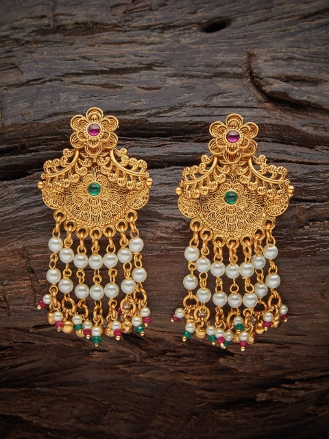 Kushal's Fashion Jewellery Gold-Toned & Plated Beaded Contemporary Drop Earrings
Kushal's Fashion Jewellery Gold-Toned & Plated Beaded Contemporary Drop Earrings