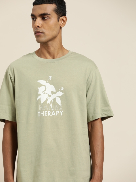 ether Men Mint Green Floral Print Drop Shoulder Sleeves Pure Cotton Relaxed Fit T-shirt
ether Men Mint Green Floral Print Drop Shoulder Sleeves Pure Cotton Relaxed Fit T-shirt