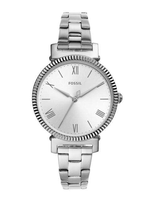 Fossil Women White Dial & Silver Toned Stainless Steel Straps Analogue Watch ES4864IE
Fossil Women White Dial & Silver Toned Stainless Steel Straps Analogue Watch ES4864IE