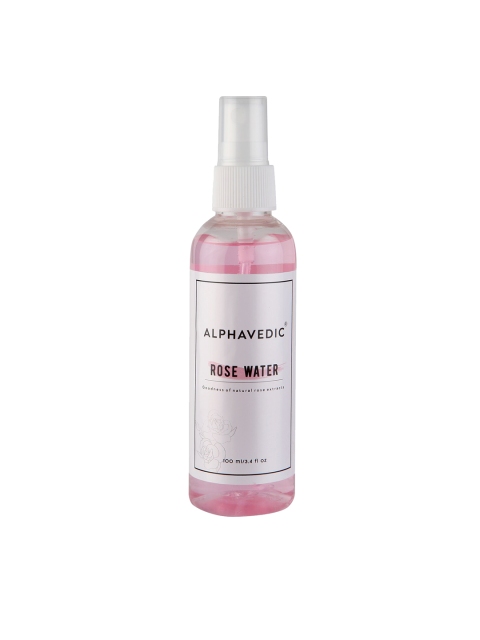 ALPHAVEDIC Rose Water 100 ml, Pink