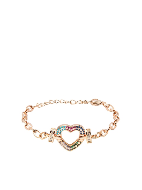 Moon Dust Women Rose Gold & Pink Brass Cubic Zirconia Rose Gold-Plated Charm Bracelet
Moon Dust Women Rose Gold & Pink Brass Cubic Zirconia Rose Gold-Plated Charm Bracelet