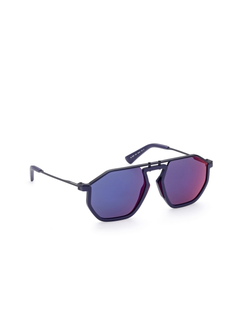 DIESEL Men Blue Lens & Grey Oversized Sunglasses with UV Protected Lens DL0346 60 91C
DIESEL Men Blue Lens & Grey Oversized Sunglasses with UV Protected Lens DL0346 60 91C