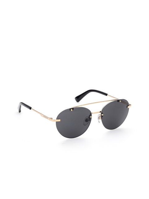 DIESEL Adult Grey Lens & Gold-Toned Round Sunglasses with UV Protected Lens DL0351 55 30A
DIESEL Adult Grey Lens & Gold-Toned Round Sunglasses with UV Protected Lens DL0351 55 30A