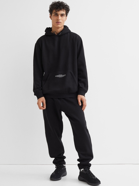 H&M Men Black Regular Fit Joggers