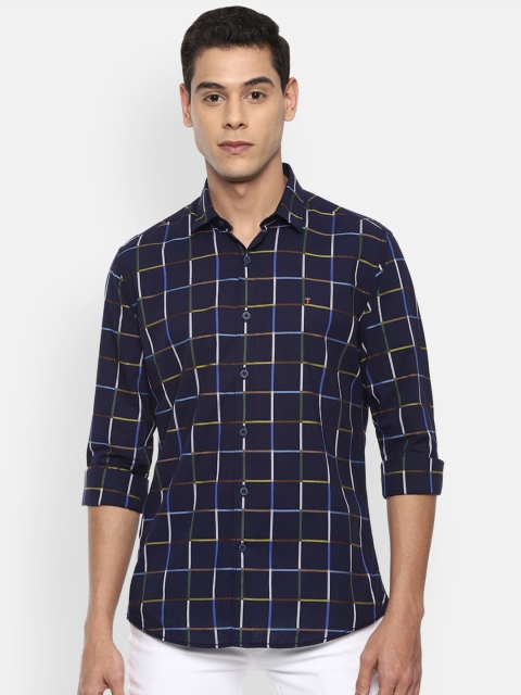 Louis Philippe Sport Men Navy Blue Slim Fit Windowpane Checks Checked Casual Shirt
Louis Philippe Sport Men Navy Blue Slim Fit Windowpane Checks Checked Casual Shirt