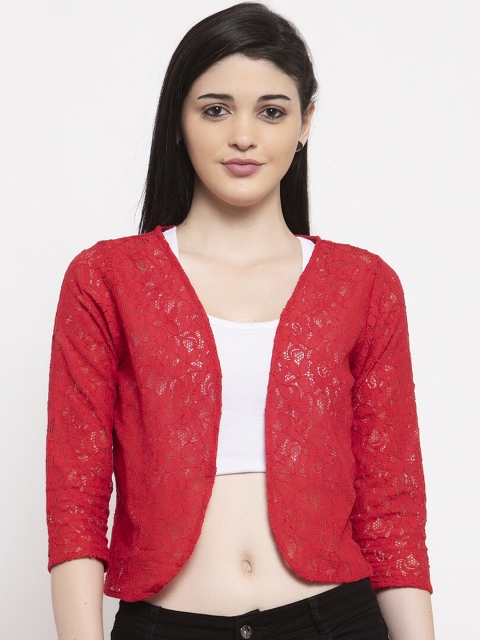 UnaOne Women Red Shrug