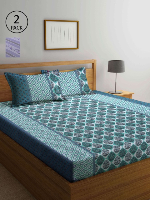 KLOTTHE Multi Color Geometric Printed 210 TC 2 Double Bedsheets with 4 Pillow Covers
KLOTTHE Multi Color Geometric Printed 210 TC 2 Double Bedsheets with 4 Pillow Covers