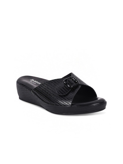 Stelatoes Black PU Wedge Sandals with Bows
Stelatoes Black PU Wedge Sandals with Bows