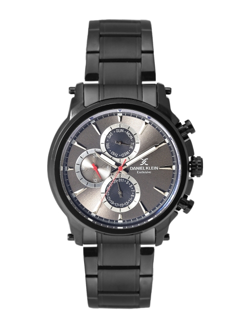 Daniel Klein Exclusive Men Gunmetal-Toned Multifunction Dial Watch DK11203-2, Metallic
Daniel Klein Exclusive Men Gunmetal-Toned Multifunction Dial Watch DK11203-2, Metallic