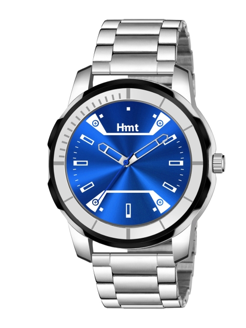 HAMT Men Blue Dial & Silver Toned Bracelet Style Straps Analogue Watch HT-GR810-BLU-CH
HAMT Men Blue Dial & Silver Toned Bracelet Style Straps Analogue Watch HT-GR810-BLU-CH