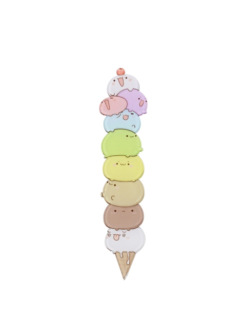 Arendelle Brown & White I Love Ice Cream Brooch