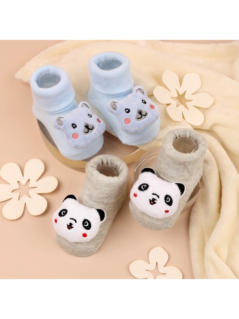 KICKS & CRAWL Unisex Kids Light Blue & Grey Pack Of 2 Patterned Above Ankle-Length Socks
KICKS & CRAWL Unisex Kids Light Blue & Grey Pack Of 2 Patterned Above Ankle-Length Socks