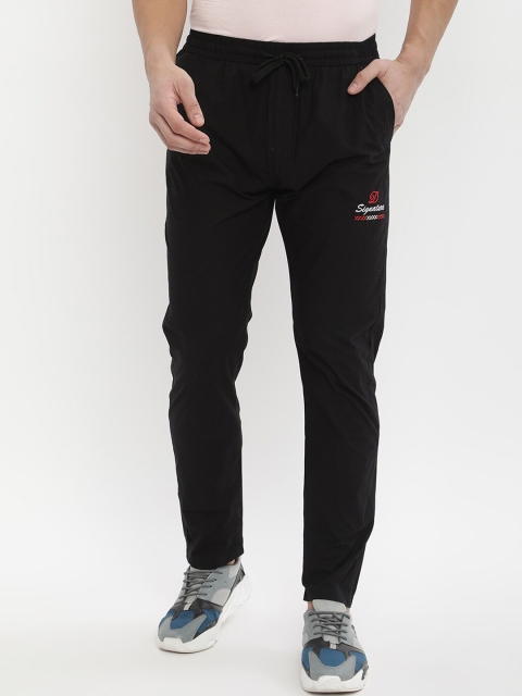 V2 Value & Variety Men Black Solid Track Pant