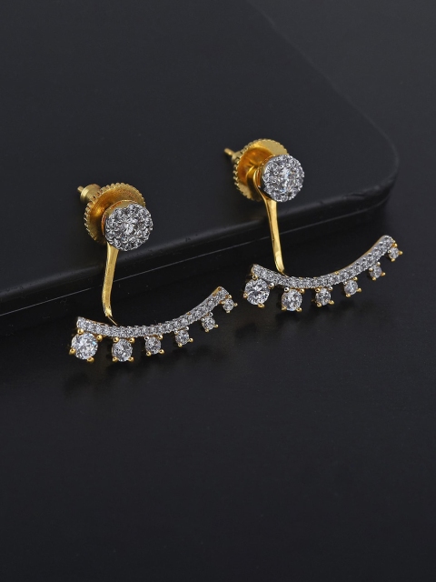 Tistabene White Contemporary Studs Earrings