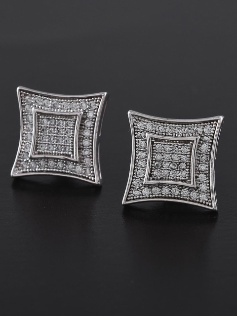 Tistabene White Contemporary Studs Earrings