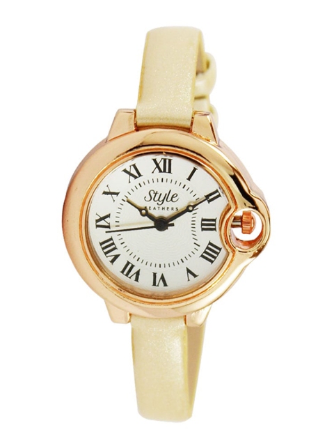 Style FEATHERS Women White Embellished Dial & Leather Straps Analogue Watch SF24AD009143
Style FEATHERS Women White Embellished Dial & Leather Straps Analogue Watch SF24AD009143