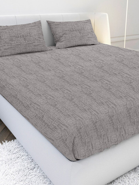 MAYFAIR HOMES LONDON Beige & Grey Brush Strokes 210 TC King Bedsheet with 2 Pillow Covers
MAYFAIR HOMES LONDON Beige & Grey Brush Strokes 210 TC King Bedsheet with 2 Pillow Covers