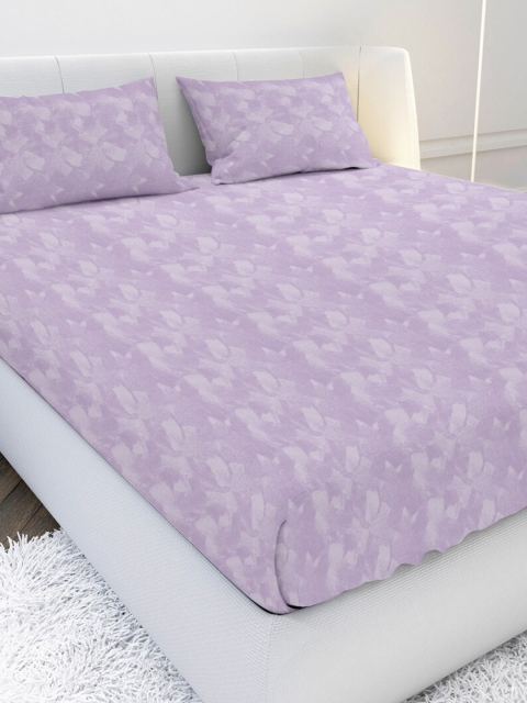 MAYFAIR HOMES LONDON Lavender Textured 210 TC Queen Size Bedsheet With 2 Pillow Covers
MAYFAIR HOMES LONDON Lavender Textured 210 TC Queen Size Bedsheet With 2 Pillow Covers