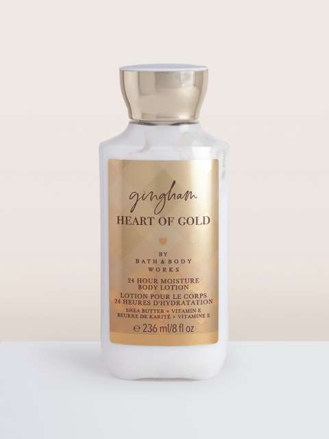 Bath & Body Works Gingham Heart of Gold Super Smooth Body Lotion with Shea Butter 236 ml
Bath & Body Works Gingham Heart of Gold Super Smooth Body Lotion with Shea Butter 236 ml